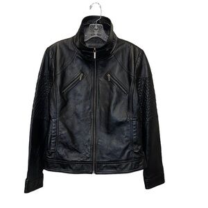 Colebrook Men Leather Jacket Size M